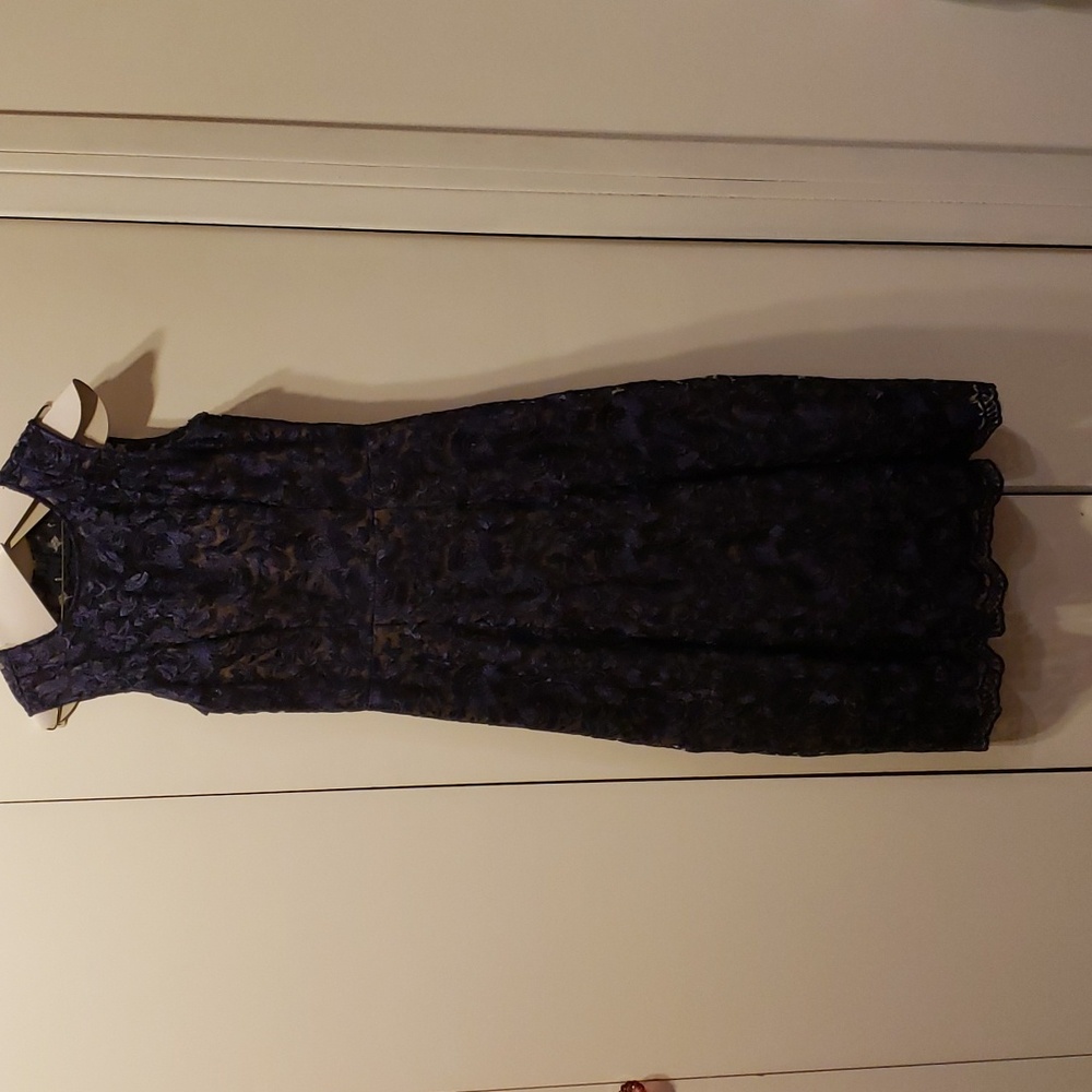 Gorgeous navy blue maxi dress,from Anthropology Hitherto